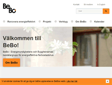 Tablet Screenshot of bebostad.se